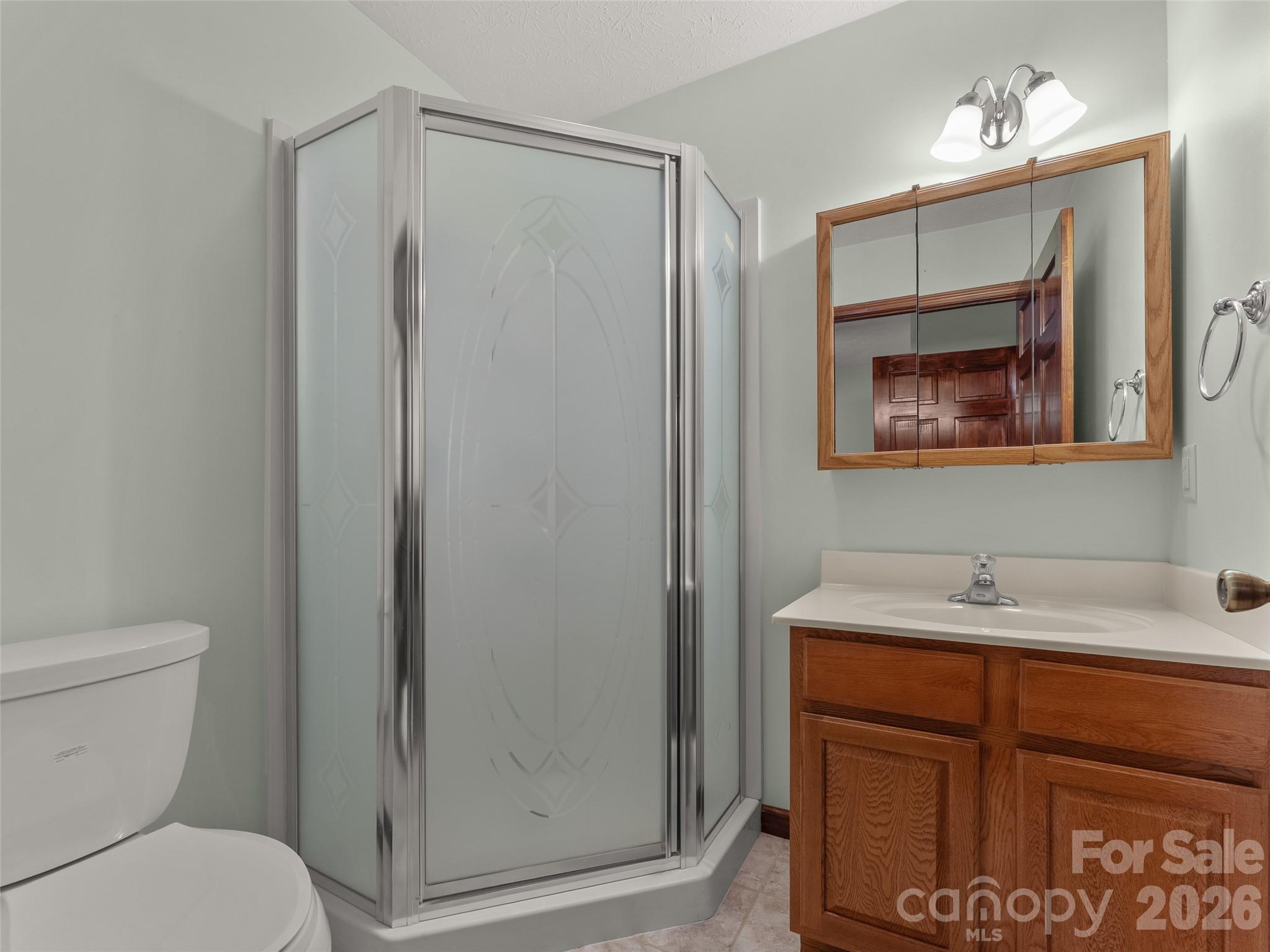 476 Jackson Loop Road Flat Rock, NC 28731 - Photo 11 of 34 a bathroom with a toilet sink and vanity