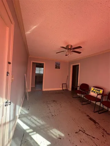 a view of a livingroom with a couch