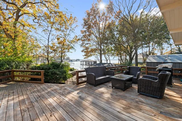 a view of outdoor space with seating