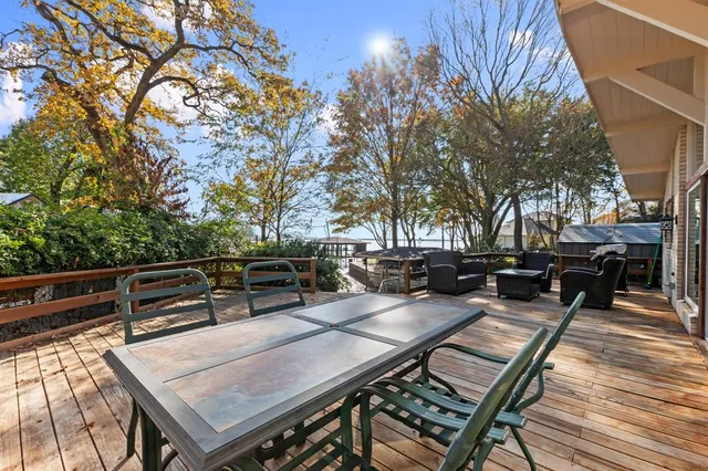 a view of outdoor sitting area with furniture