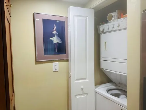 a view of a couches in patio with a potted plants