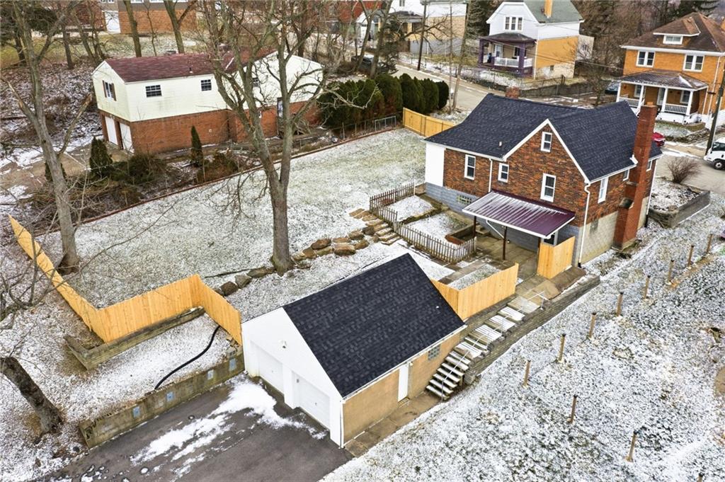 8 Esther Street Pittsburgh, PA 15227 - Photo 33 of 36 an aerial view of a house with backyard