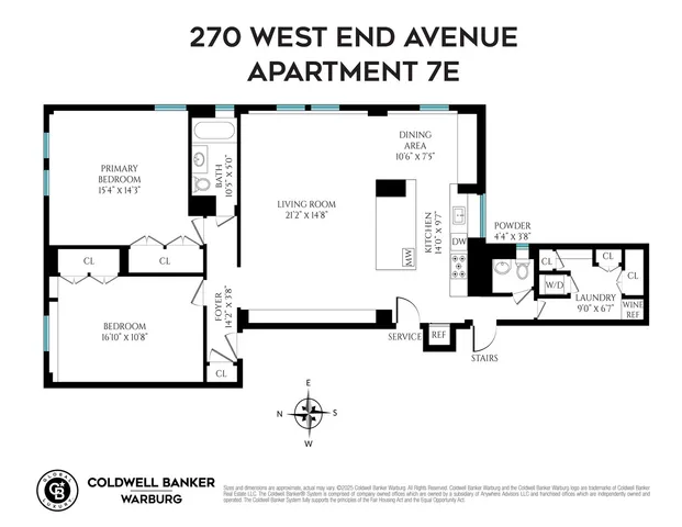$2,250,000 | 270 West End Avenue, Unit 7E | Upper West Side