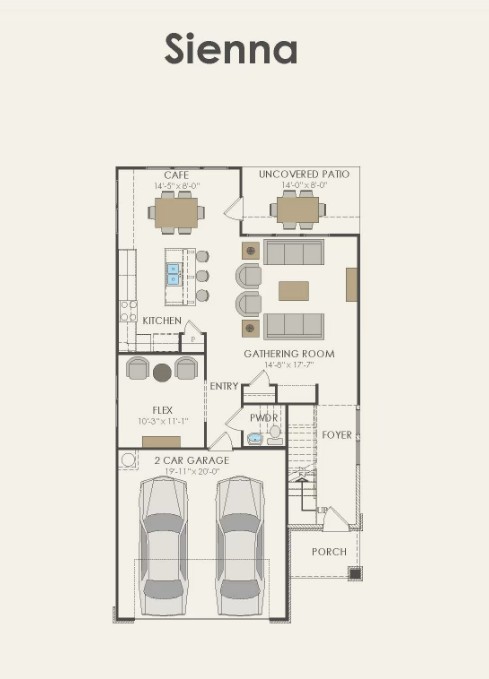 405 Foresail Road Leander, TX 78641 - Photo 2 of 12 Pulte Homes, Sienna/W floor plan
