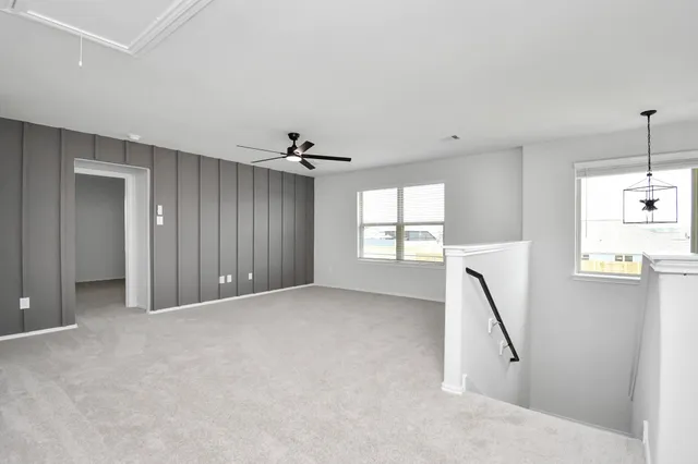 a view of a livingroom with a window