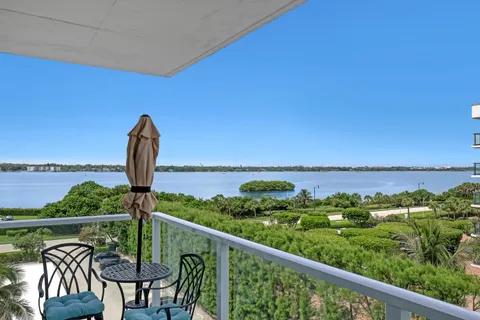 a view of a beach with a ocean view
