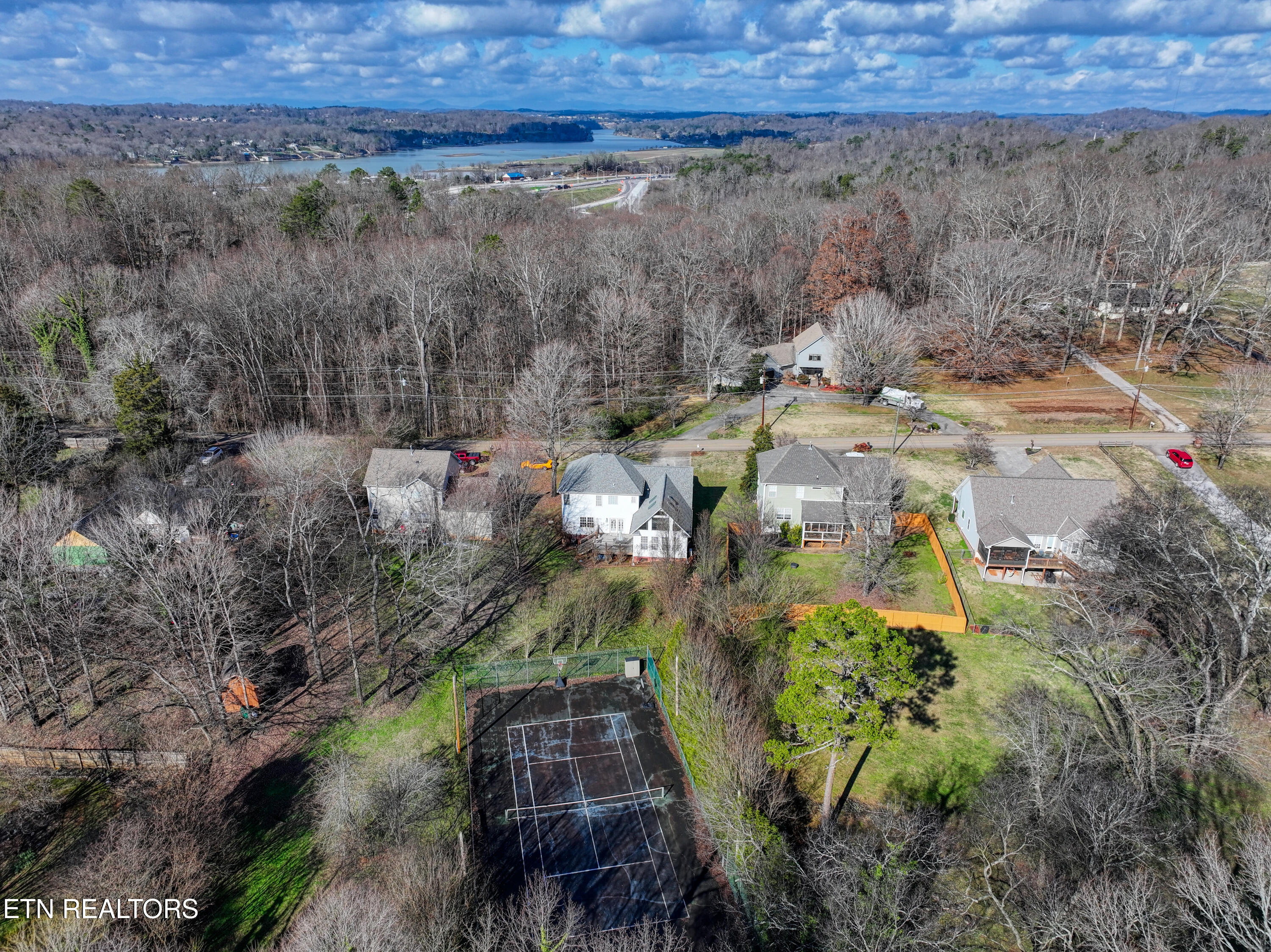 3434 Topside Road Knoxville, TN 37920 - Photo 52 of 55 Drone Shot: Back View