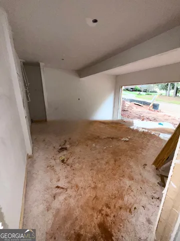 a view of empty room