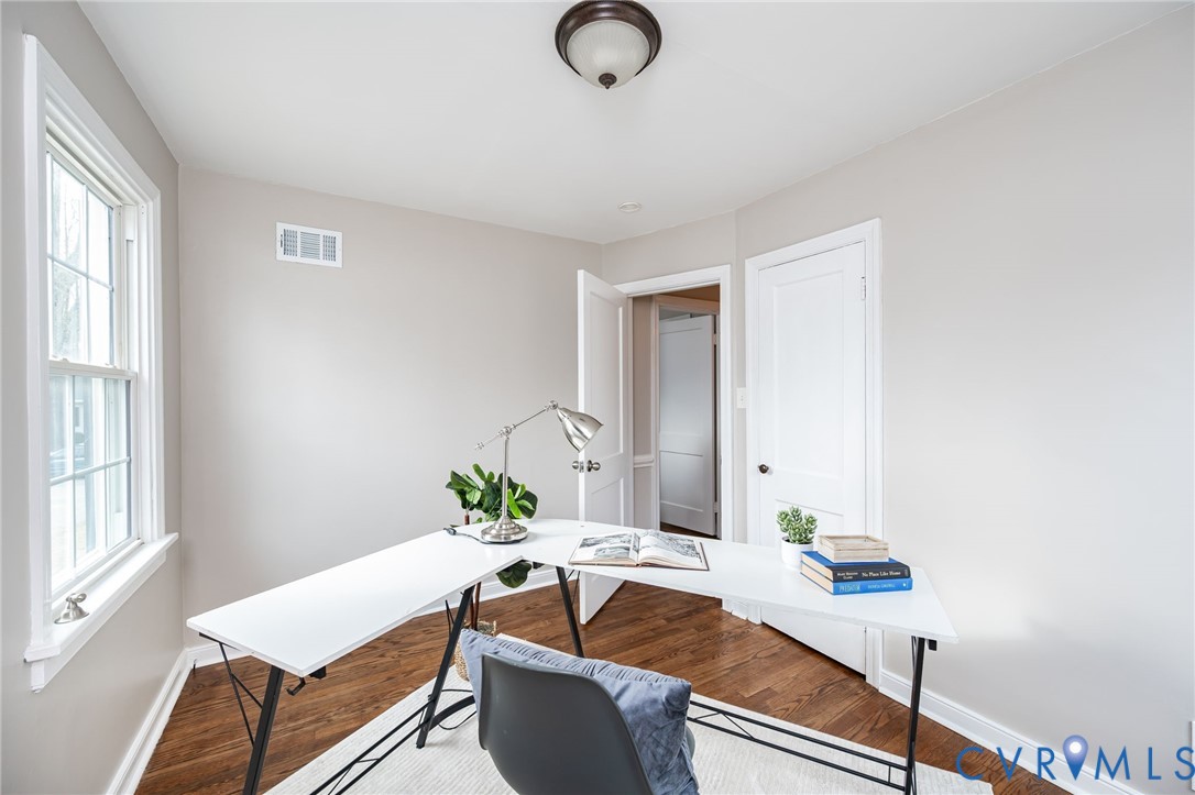 1221 Santa Anna Road Henrico, VA 23229 - Photo 13 of 26 Home office with refinished hardwood floors