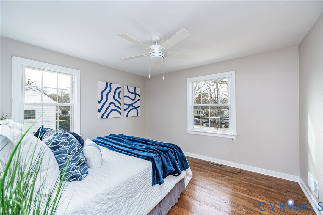 1221 Santa Anna Road Henrico, VA 23229 - Photo 14 of 26 Bedroom with refinished hardwood finished floors,
