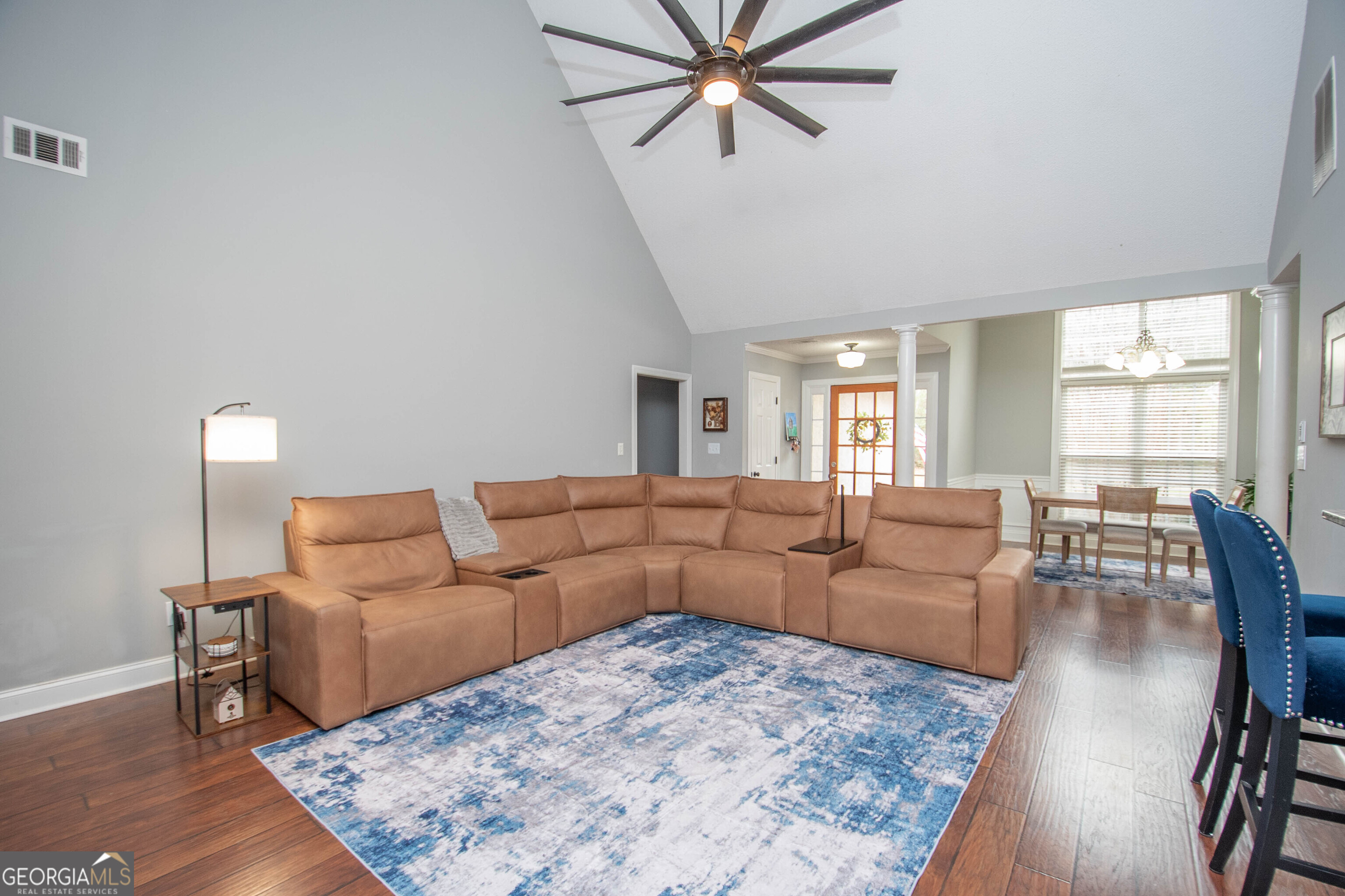 568 Martin Mill Road Moreland, GA 30259 - Photo 6 of 70 a living room with furniture wooden floor and a window