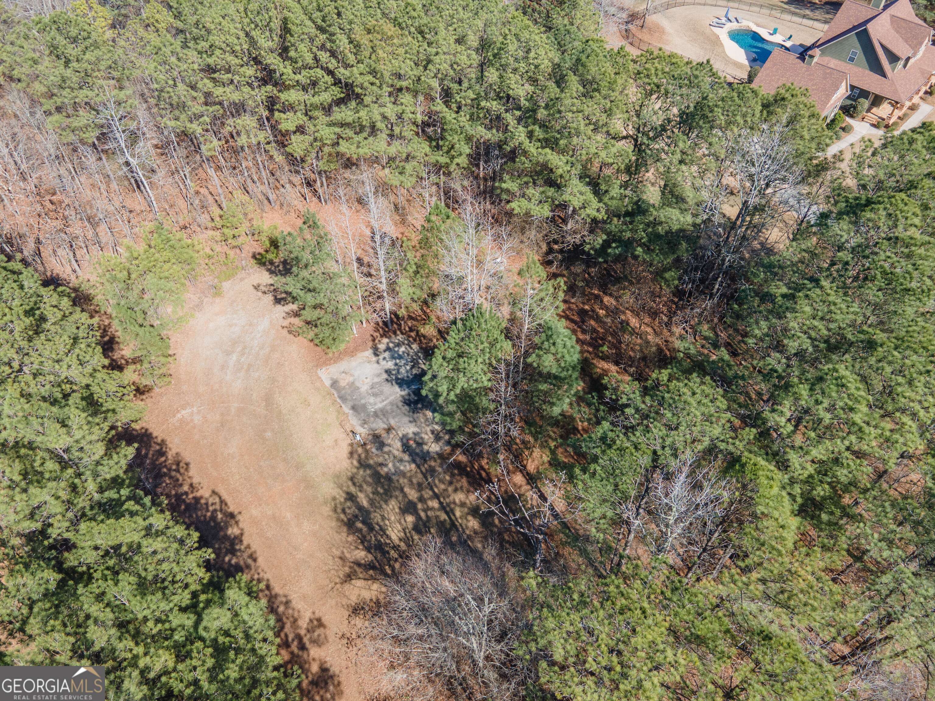 568 Martin Mill Road Moreland, GA 30259 - Photo 65 of 70 a view of a lake with a forest