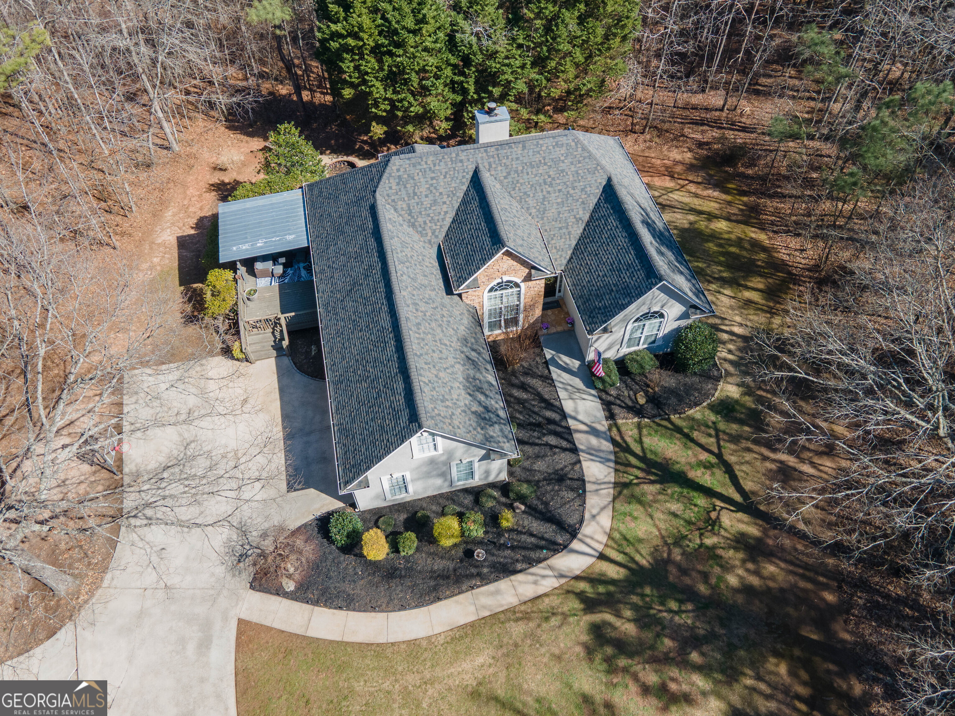 568 Martin Mill Road Moreland, GA 30259 - Photo 70 of 70 a view of a house with a yard