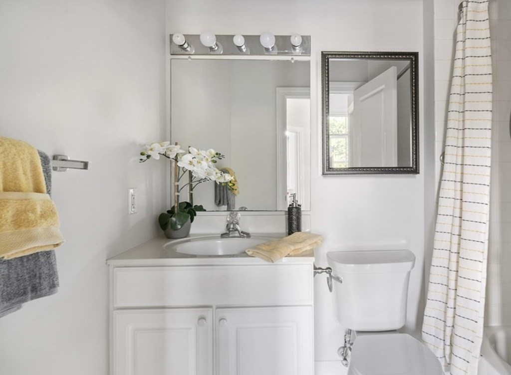 145 Glenwood Street, Unit 204 Malden, MA 02148 - Photo 10 of 13 a bathroom with a sink and a mirror