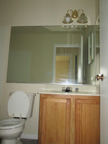 3055 Timber Hill Lane Aurora, IL 60504 - Photo 11 of 23 a bathroom with a granite countertop sink and a mirror