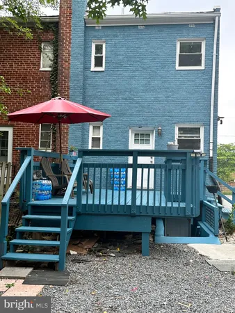 a view of a chairs on the deck