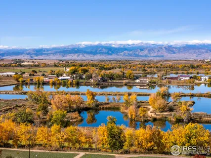 a view of a lake with a mountain