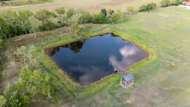 a view of an ocean and beach