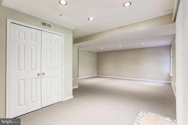 a view of empty room