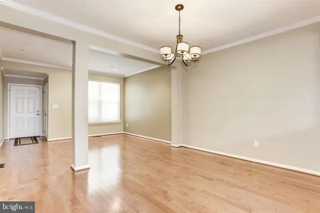 a view of empty room