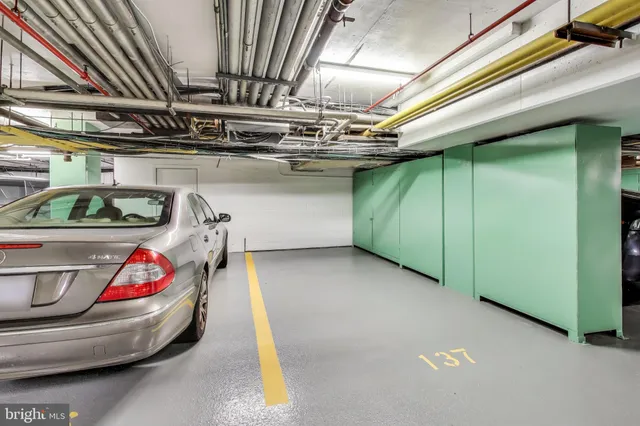 a view of a building with a street