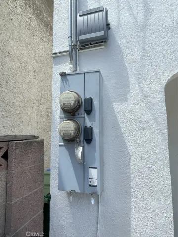 a close view of water heater room