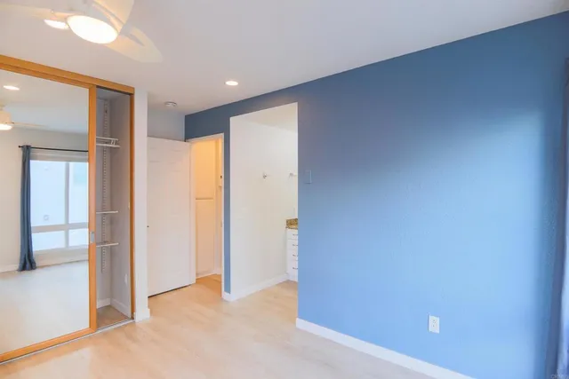 a view of an empty room