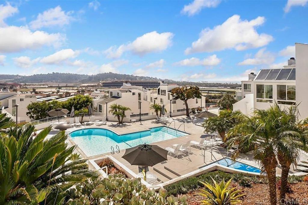 307 Shoemaker Lane Solana Beach, CA 92075 - Photo 31 of 31 a view of a swimming pool with outdoor seating