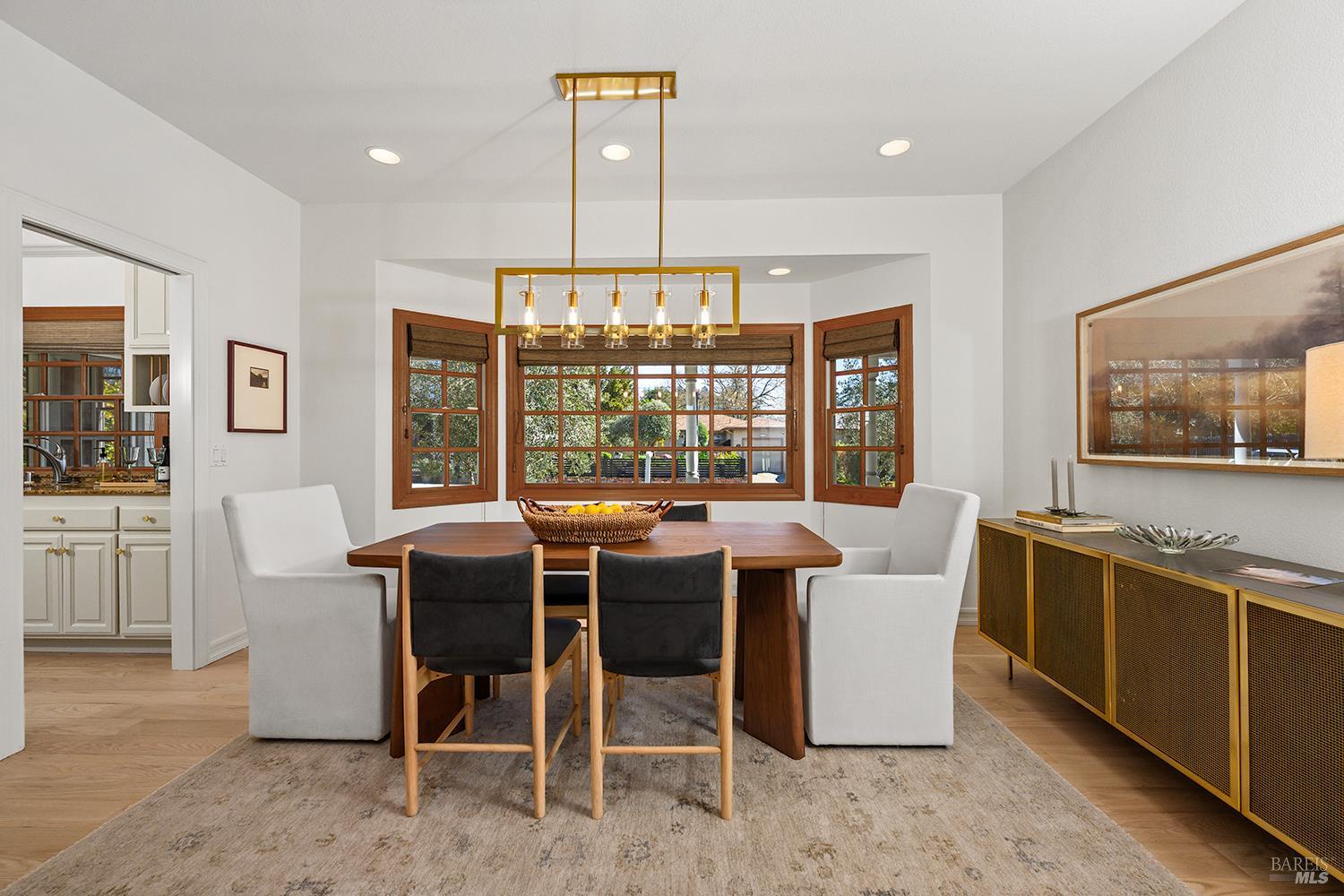 735 Johnson Street Healdsburg, CA 95448 - Photo 18 of 61 a view of a dining room with furniture window and outside view