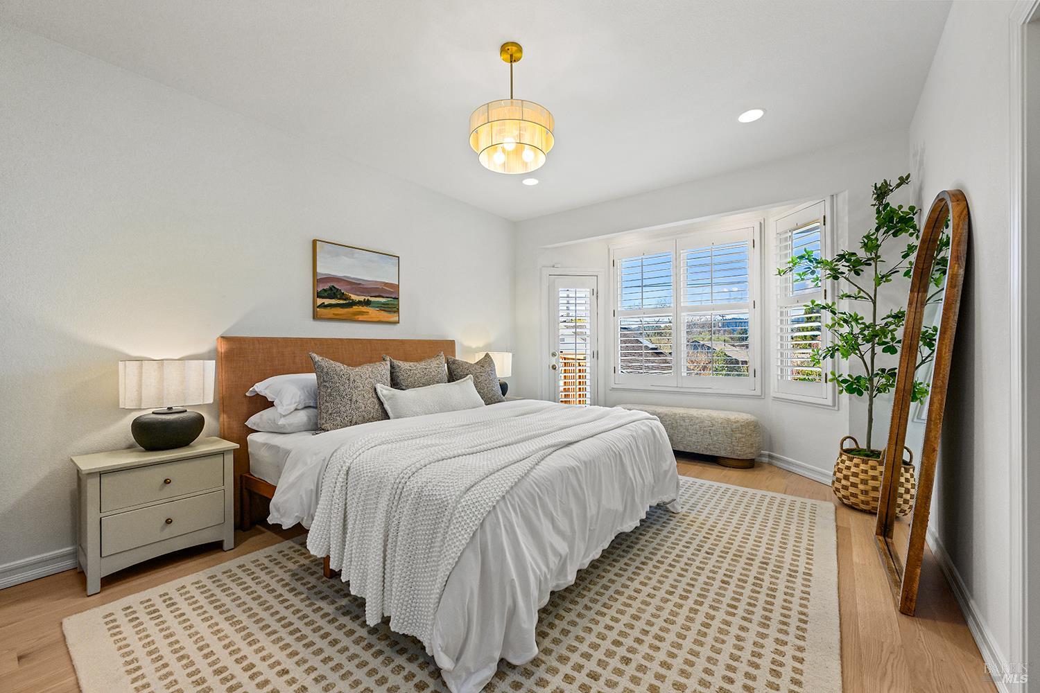 735 Johnson Street Healdsburg, CA 95448 - Photo 29 of 61 a bedroom with bed and a window