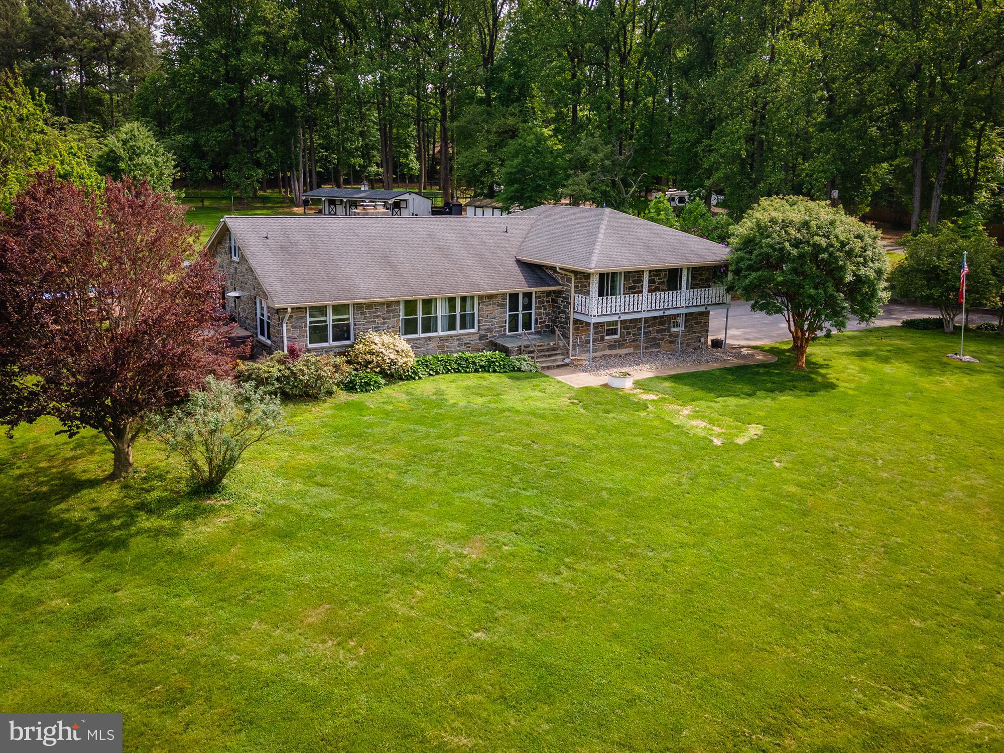 900 Union Church Road Elkton, MD 21921 - Photo 7 of 51 a aerial view of a house with swimming pool garden and patio