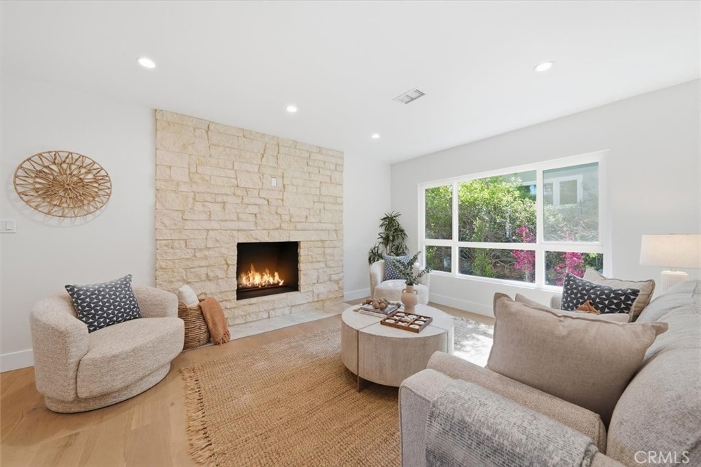 4611 Vanderhill Road Torrance, CA 90505 - Photo 12 of 42 Digitally altered fireplace photo