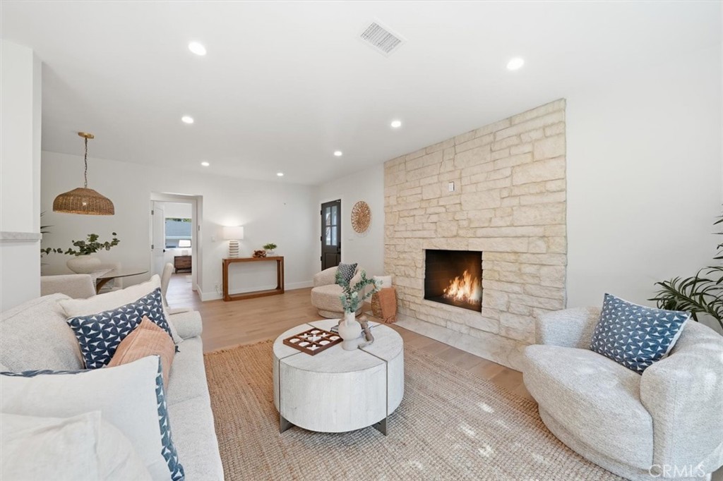 4611 Vanderhill Road Torrance, CA 90505 - Photo 10 of 42 Digitally altered fireplace photo