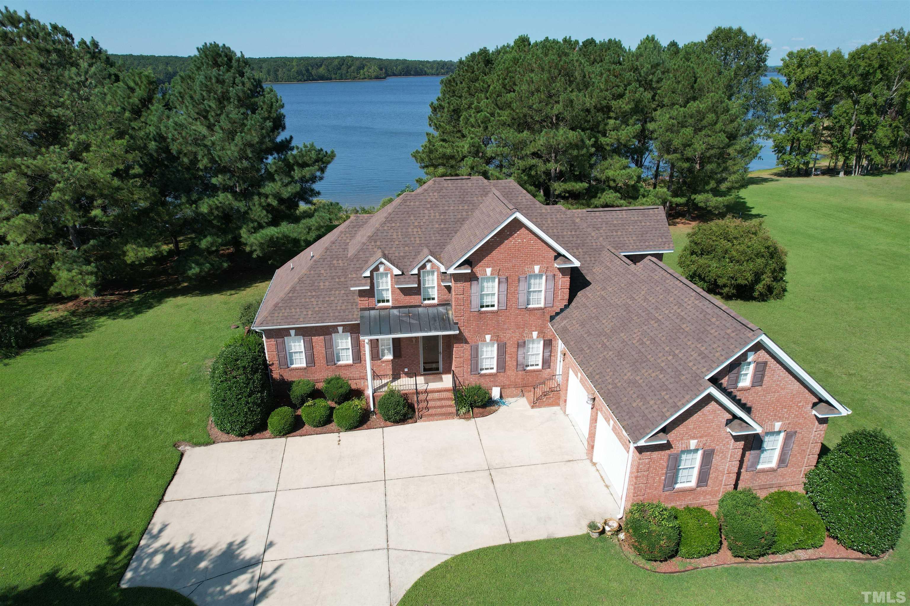a aerial view of a house