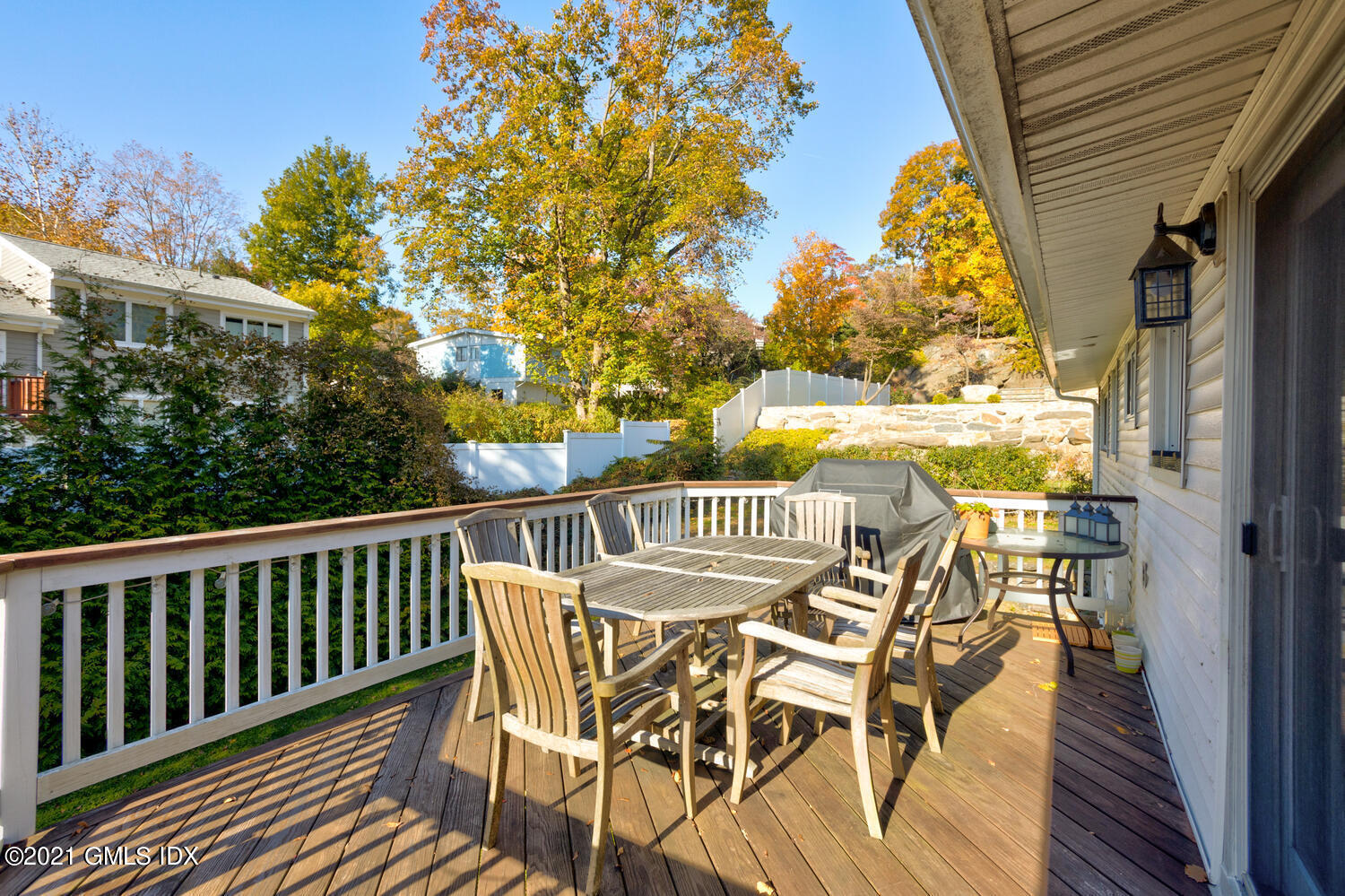 89 Florence Road Riverside, CT 06878 - Photo 30 of 34 a view of balcony with wooden floor and seating space