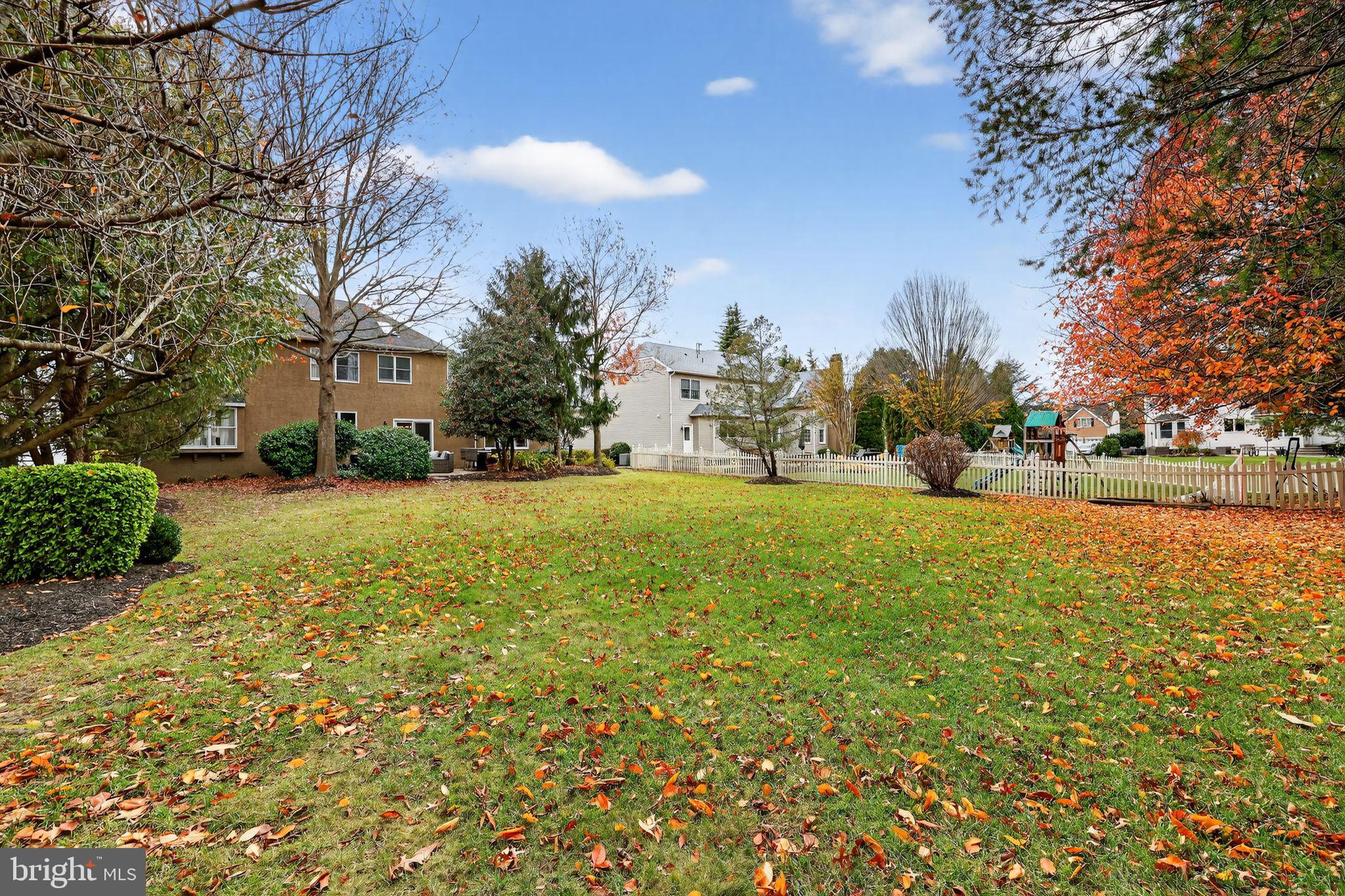 39 Bramley Road Moorestown, NJ 08057 - Photo 26 of 28 a view of yard with swimming pool and green space