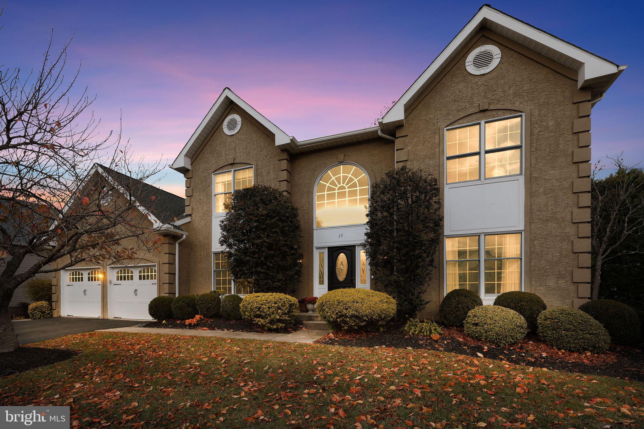 39 Bramley Road Moorestown, NJ 08057 - Photo 28 of 28 a front view of a house with garden