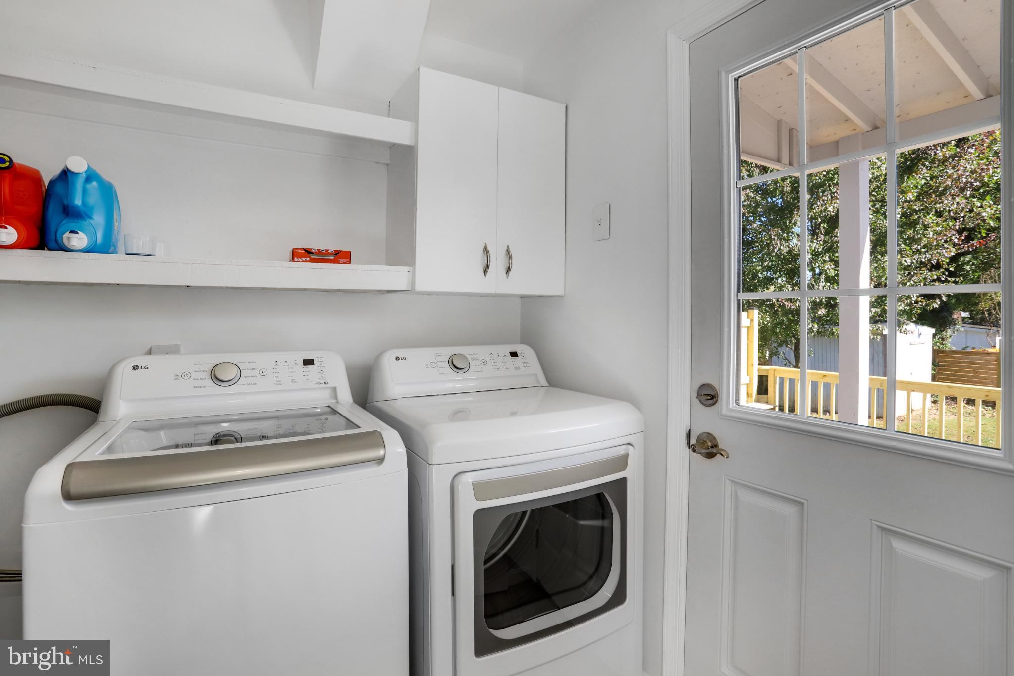 6908 Barrett Road Falls Church, VA 22042 - Photo 18 of 44 Bright and functional laundry space.