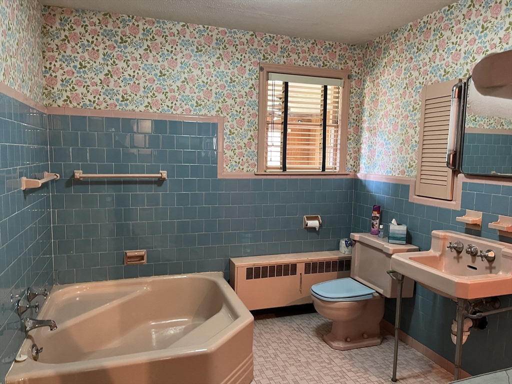 10 Renfrew Street Worcester, MA 01604 - Photo 6 of 25 a bathroom with a sink and a bathtub