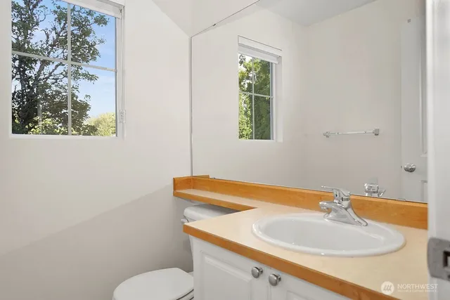 a bathroom with a sink and a toilet