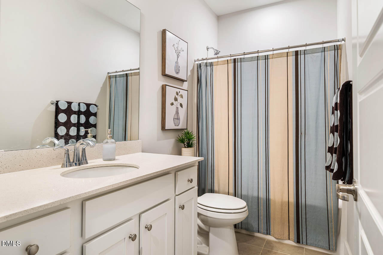 112 Imagine Way Pittsboro, NC 27312 - Photo 22 of 42 Guest Bathroom w/ Quartz Counters