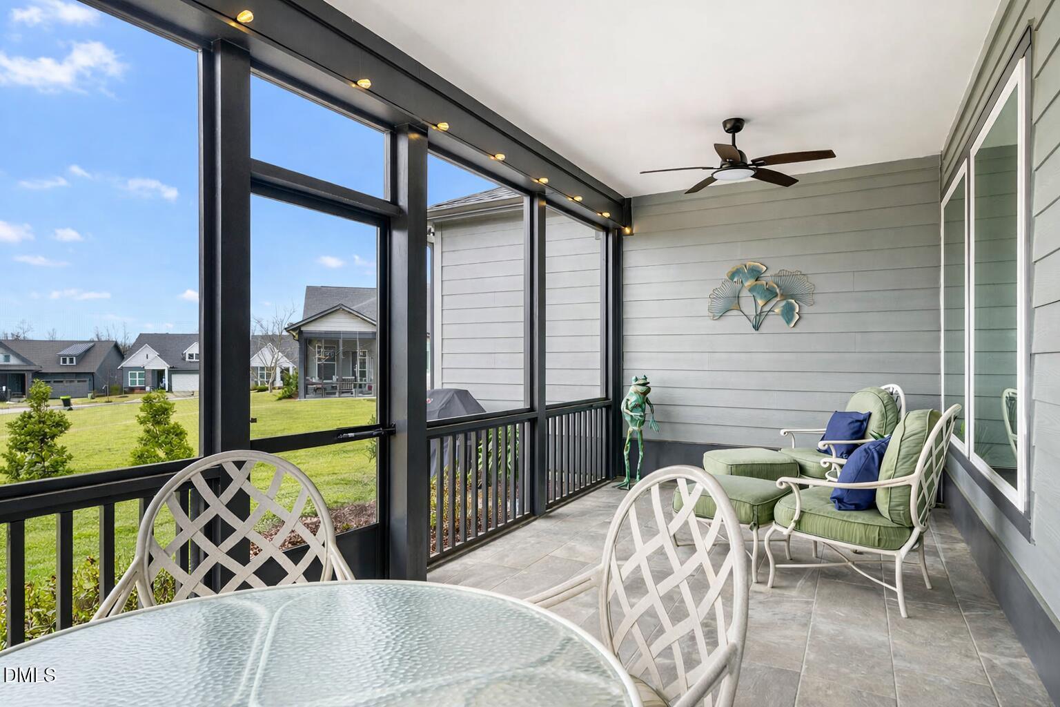 112 Imagine Way Pittsboro, NC 27312 - Photo 4 of 43 10x23 Screened Porch w/ Tile Floor