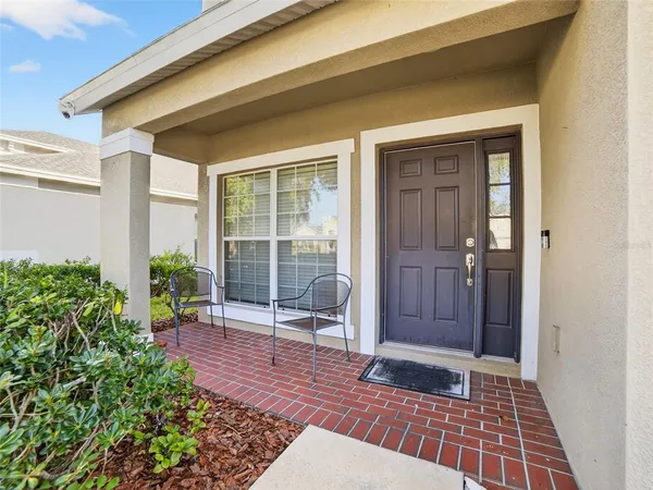 a view of front door