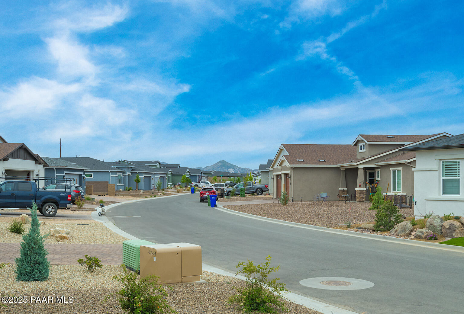 7091 Turquoise Street Prescott, AZ 86305 - Photo 27 of 27 a view of a street with a cars parked in front of it