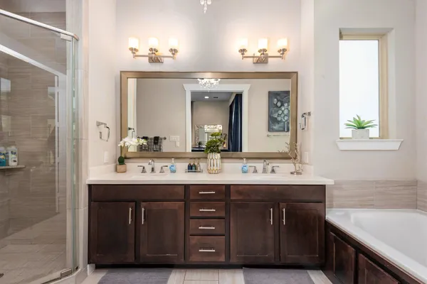 a close up view of racks on the wall