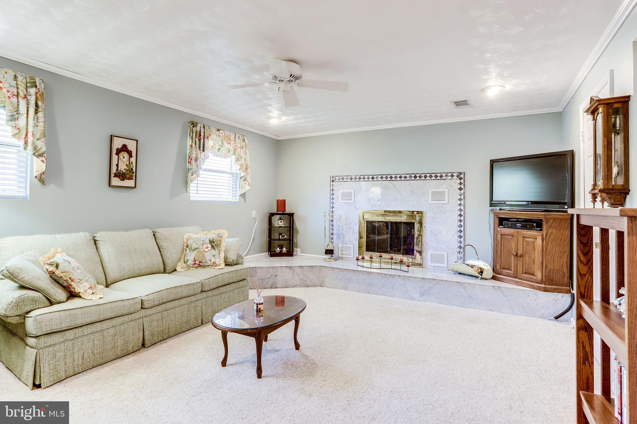 128 North Garfield Road Sterling, VA 20164 - Photo 23 of 39 Finished lower level rec room with lots of light