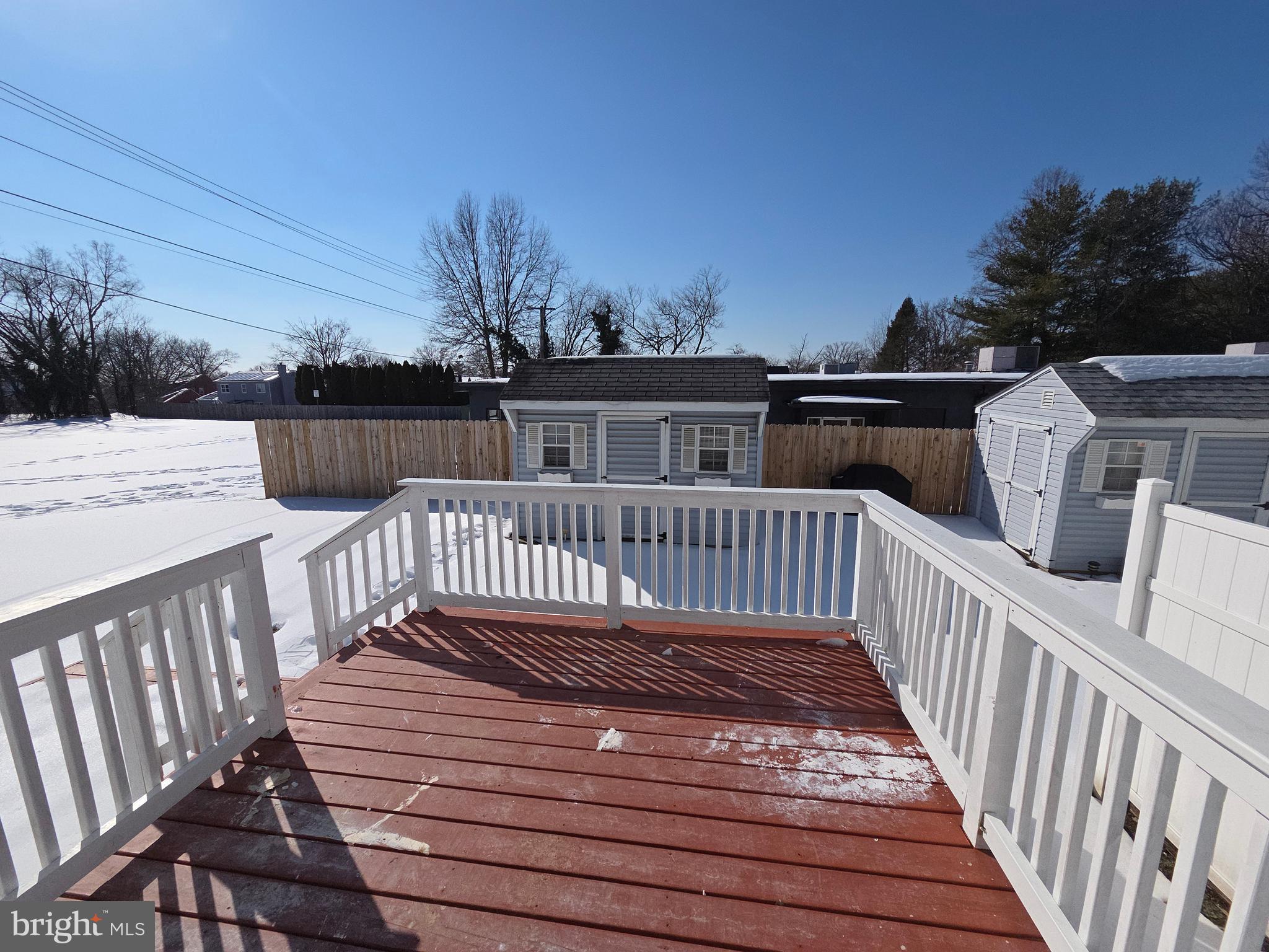 70 Suburban Boulevard Delran, NJ 08075 - Photo 14 of 40 a view of deck with barbeque grill and wooden fence