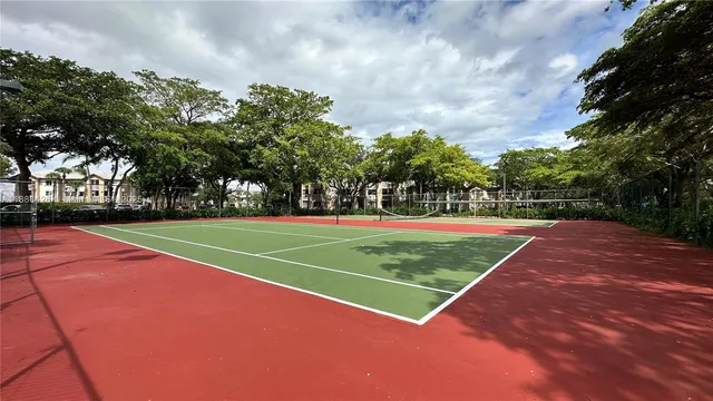 a view of a tennis court
