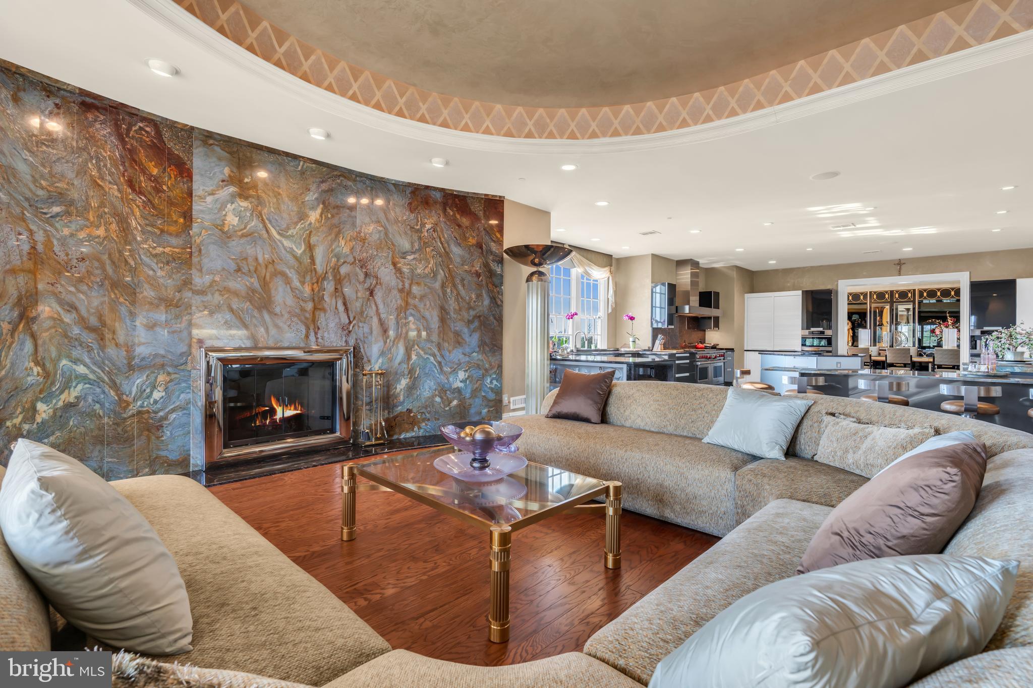 1041 Oval Road Manasquan, NJ 08736 - Photo 11 of 30 a living room with furniture and a fireplace