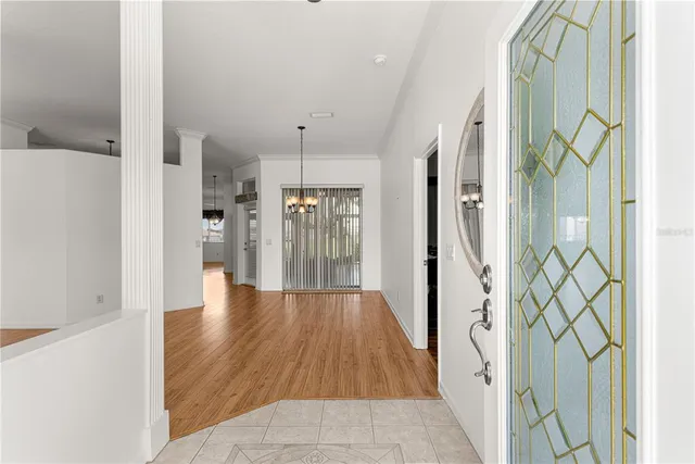 a view interior of the house and wooden floor
